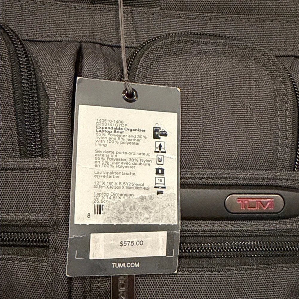 Tumi Organizer Laptop Brief